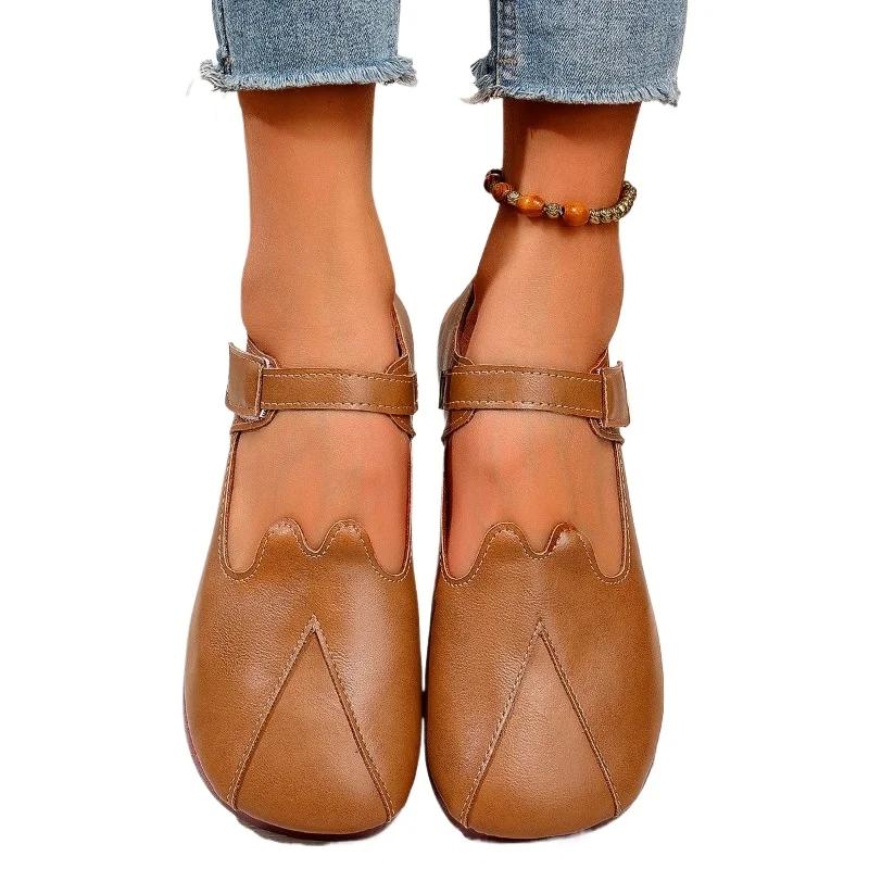 2025 Летняя Горячая Распродажа Круглый Носок Женские Балетки на Мягкой Подошве Классические Повседневные Балетки для Женщин Обувь Большого Размера Zapatos
