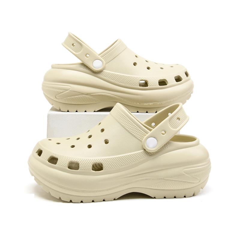 Женские классические туфли для отдыха на открытом воздухе Hole Shoes, увеличивающие рост, нескользящие, дышащие пляжные туфли