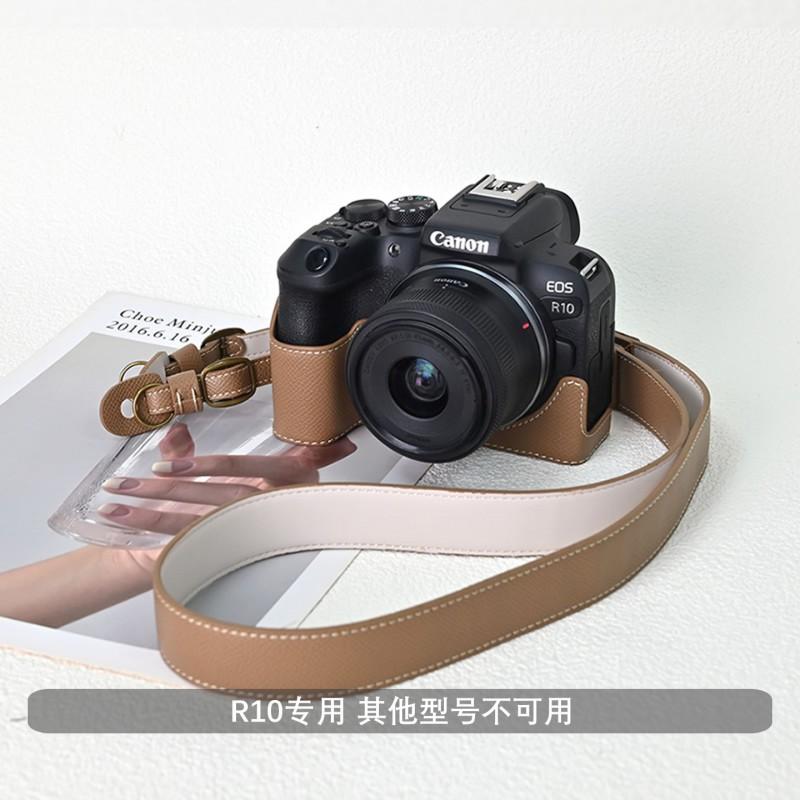 Наплечная сумка для камеры Canon EOS R50 R100 R10 с регулируемым ремнем, текстура ладони, ударопрочный чехол, для беззеркальных и DSLR