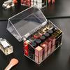 Прозрачный органайзер для хранения помады с 18 отделениями, большая вместимость