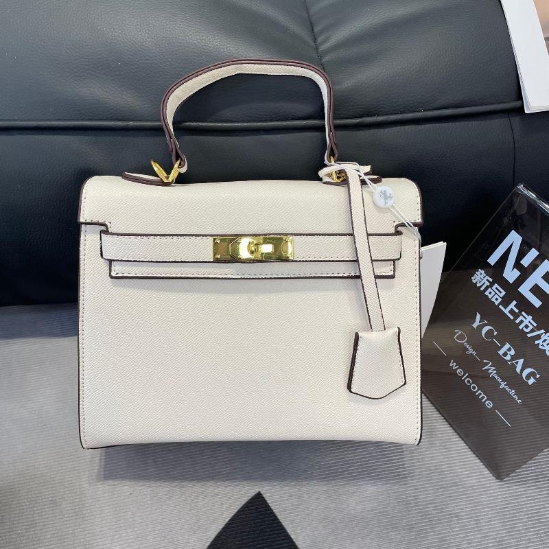 Orange Kelly Portable Platinum Bag New Retro Fashion Women's Second Generation Mini Kelly Light Luxury