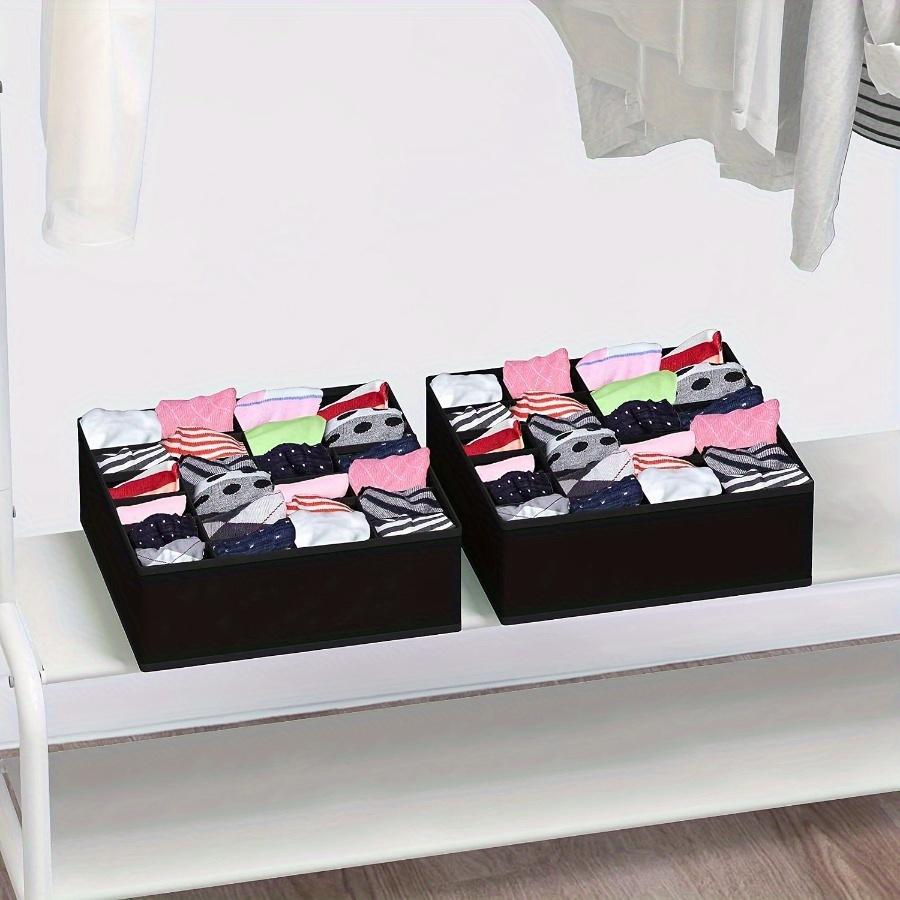 4pcs/ Set Underwear Bra Storage Box Drawer Wardrobe Underwear Storage Box Scarf Socks Bra Storage Box