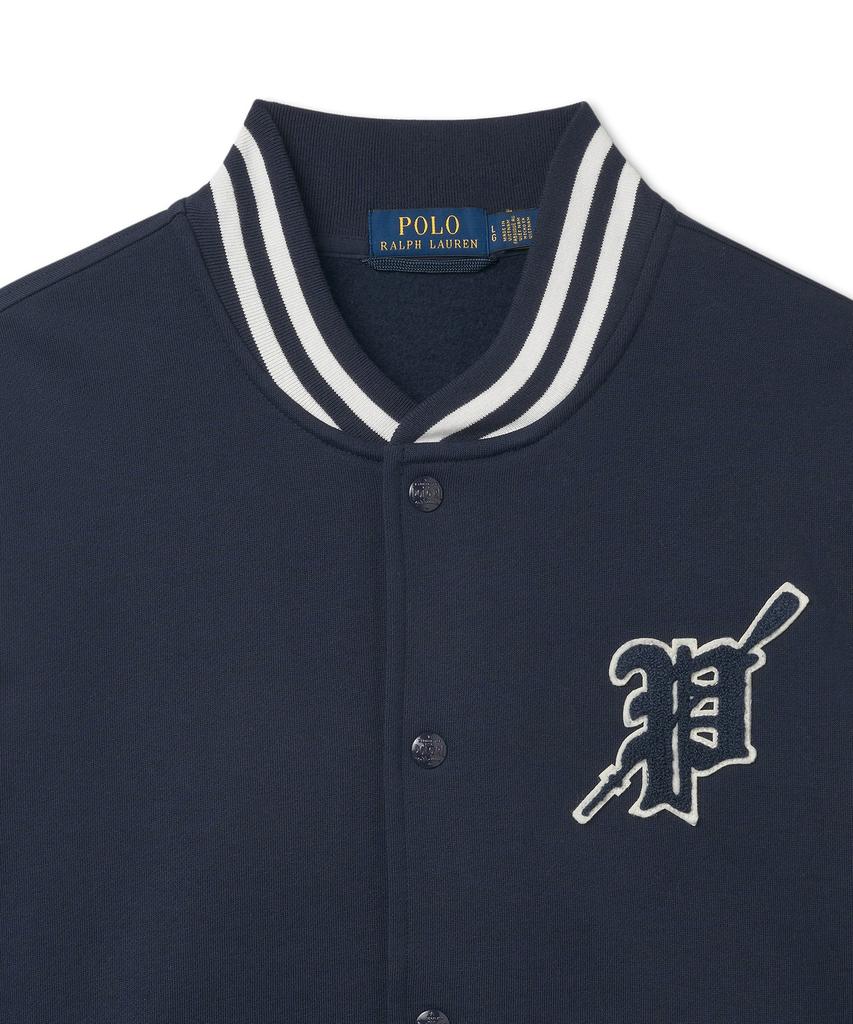 Polo Ralph Lauren Fleece Baseball Jacket - Navy