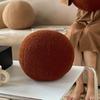 Round Pillow Throw Pillow Ball Extra-Soft Fully Filled Minimalist Modern Bedroom Decorative Pillow Cushion
