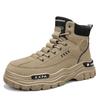 Men's shoes autumn and winter new outdoor high-top casual tooling boots retro men's Martin boots thick-soled heightening short boots