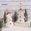 Рождественский орнамент в виде снеговика, очень мягкий, износостойкий, очаровательный внешний вид, игрушка для рождественской вечеринки, украшение для рабочего стола