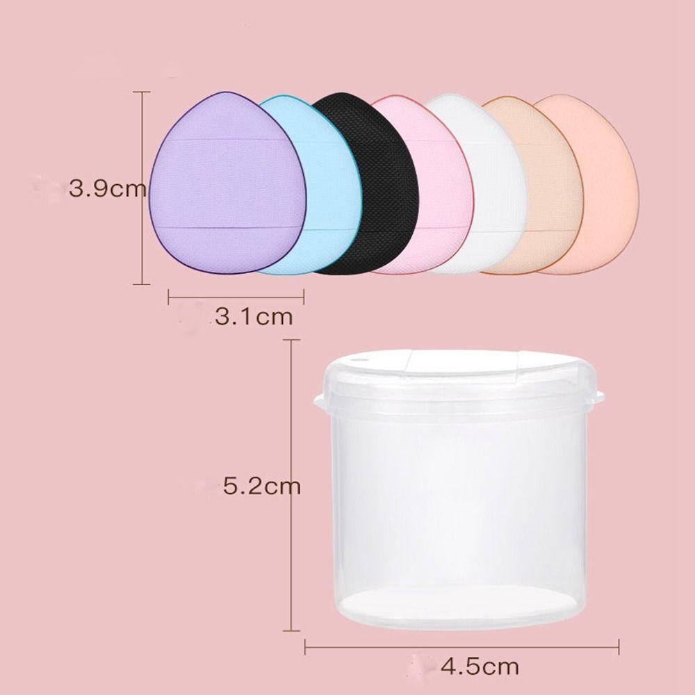6/10pcs Mini Air Cushion Powder Puff Dual-Use Mixed Sponge Cosmetic Puff New Finger Cushions