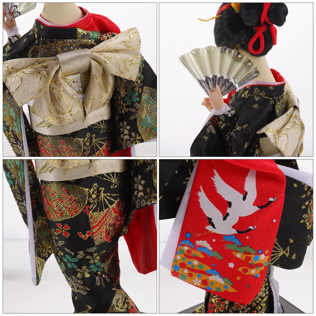 Японский орнамент танец майко сувенир в японском стиле кимоно гейша модель кабуки восточная кукла настольная 30 см