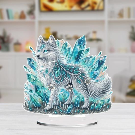 Набор для создания стразовой арт-фигурки своими руками для взрослых и начинающих. Набор для рисования стразами со встроенной основой. Блестящий креативный DIY домашний декор