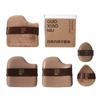 6pcs Quick Blending Makeup Blender Puffs Chocolate Color Cushion Puff Powder Puff  For Woman Beauty