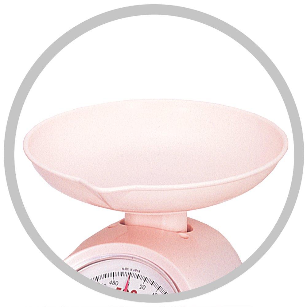 Кухонные весы Tanita, Аналоговые, 500 г, с шагом 2 г, Розовые, 1345-PK
