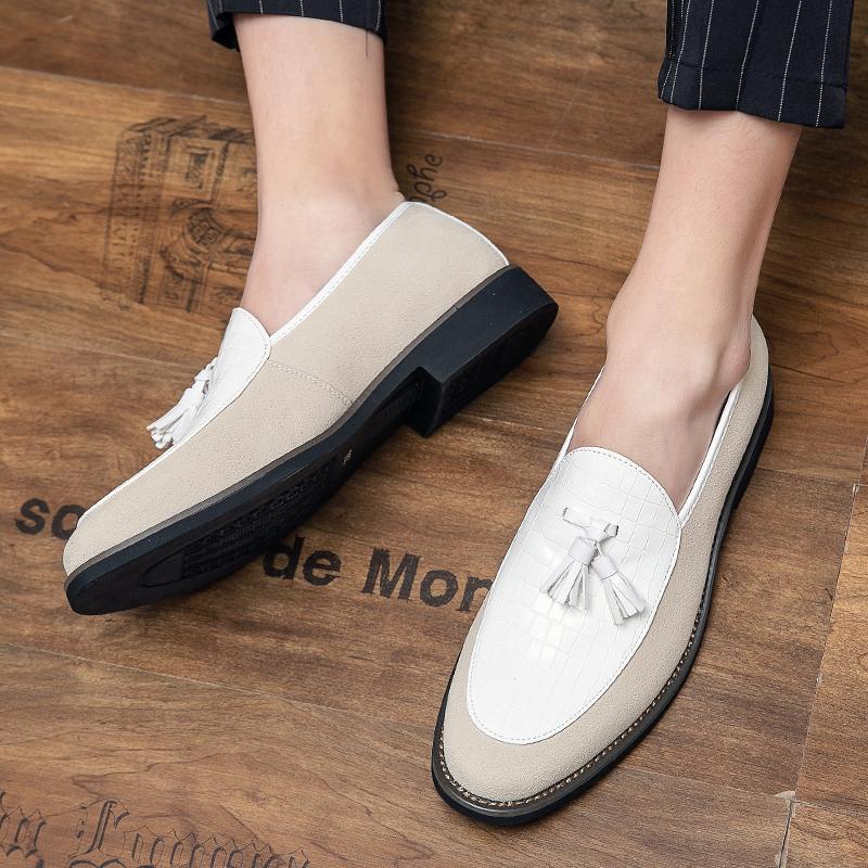Trend Leather Shoes for Men Business British Style Casual Dress Slip On Man Formal Party Mens Designer All-match Wedding Oxfords