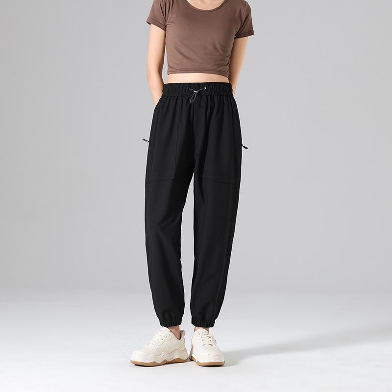 Новые летние быстросохнущие крутые брюки, повседневные свободные брюки для мужчин и женщин