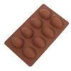 Diy 8 Eggs Shaped Easter Eggs Silicone Baking Mold Pastry Chocolate Pudding Mold
