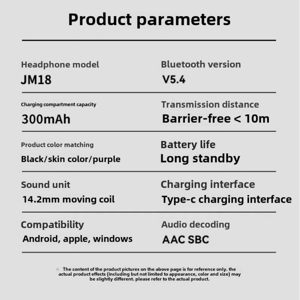Bluetooth-наушники OWS Earless Wireless сверхдолгоиграющие спортивные шумоподавляющие наушники