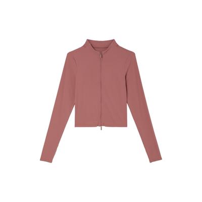 Мягкая удобная куртка Zenvy Dri-FIT на молнии во всю длину, женские куртки, цвет Rock-Pink FV7424-634