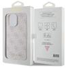 Guess 4G Metal Gold Logo Case For Iphone 15 Pro Max - Pink