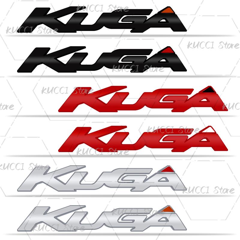 3D Car Sticker For Kuga Logo Lettering MK2 MK3 MK5 MK4 Hybrid Metal Emblem Badge Decals Decorative Accessories