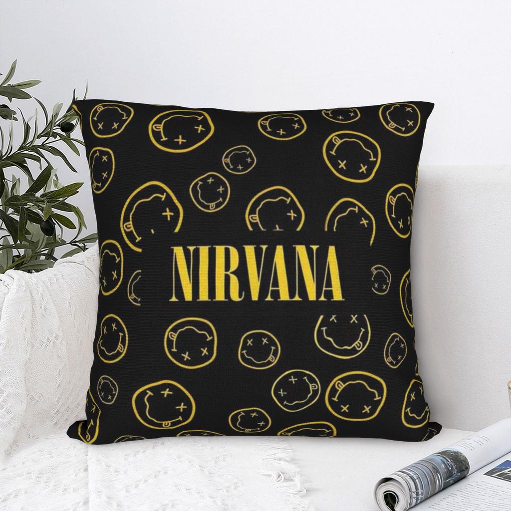 Наволочка Nirvana Face Band Милая наволочка для офиса, автомобиля, домашнего декора Наволочки