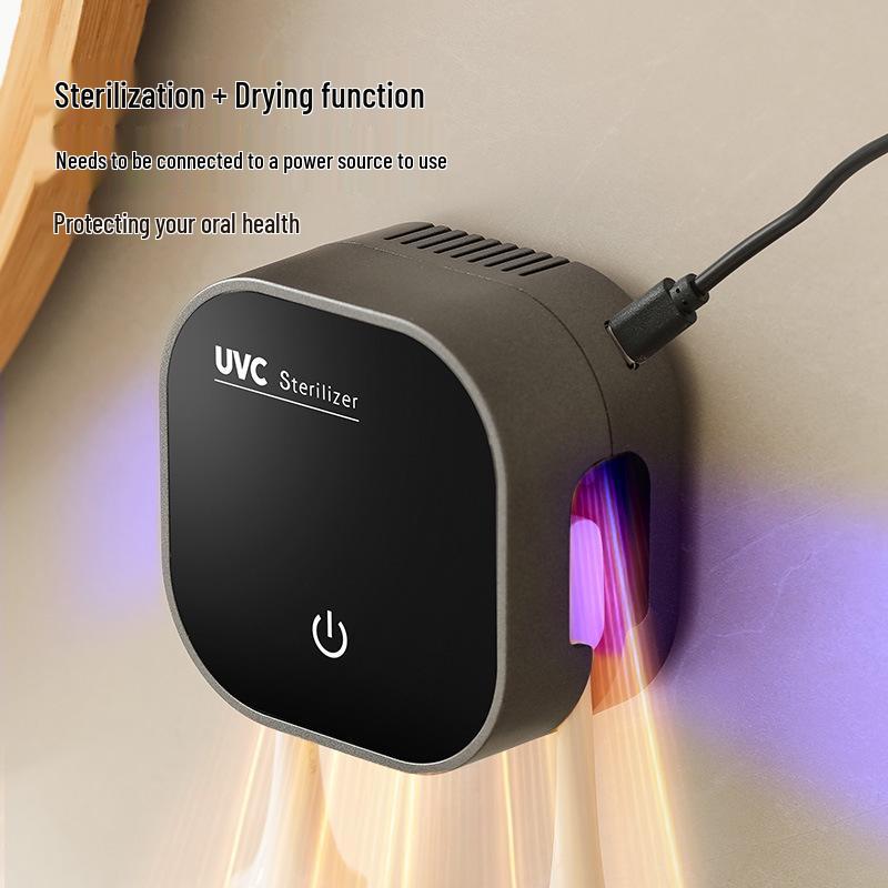 Портативный УФ-стерилизатор для зубных щеток с USB-зарядкой на двоих