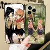 Чехол для телефона Bloom Into You Bilibili Animation для iPhone 17 Air 16 15 14 13 Pro Max 11 12 Черный силиконовый чехол