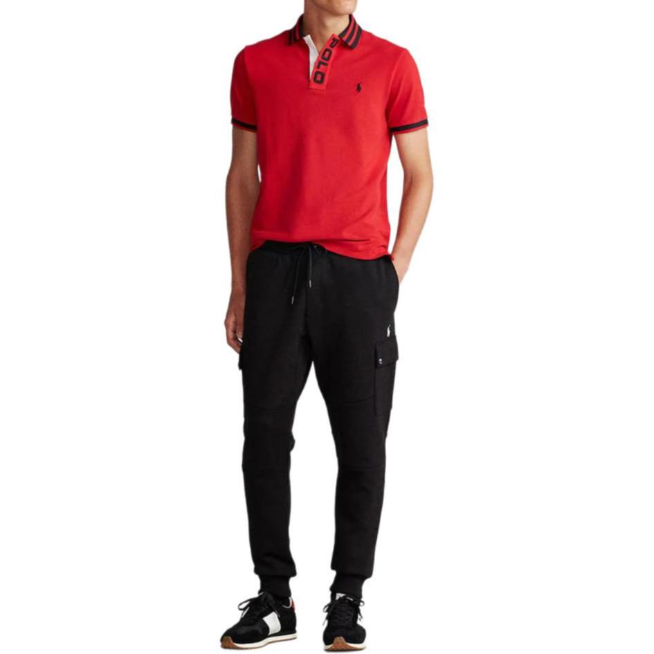 Polo Ralph Lauren Футболка поло с вышивкой и принтом букв Мужские футболки поло 710812679-004