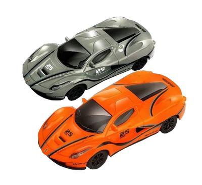 Машинка для слот-рейсинга масштаба 1:43, гоночная машина с радиоуправлением, гонки с дроссельной заслонкой (2 слот-кара N)