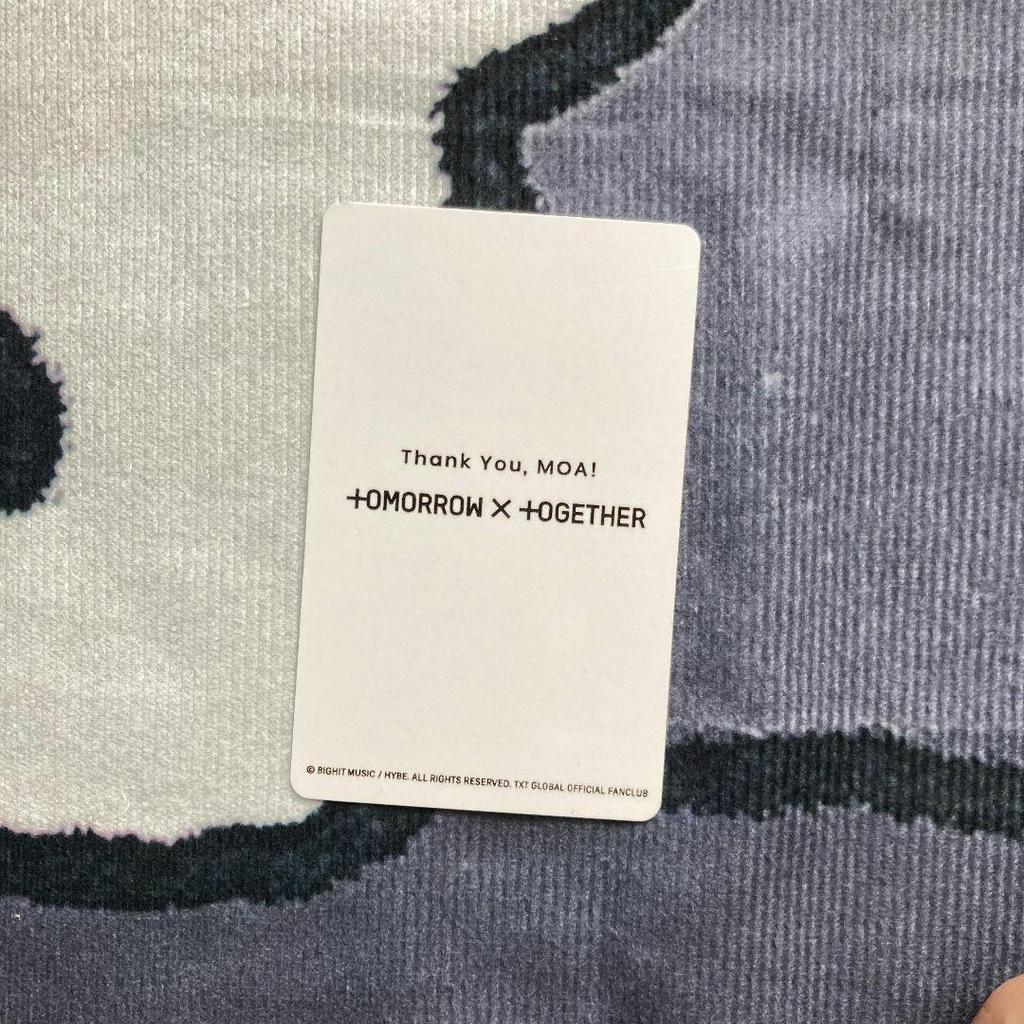 [USED] TXT New Membership Fan Club Exclusive Bonus: Soobin Trading Card (1 piece)