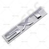 bxfzp9 SXT Logo Car Stickers 3D Abs Rear Trunk Badge SXT Emblem Decal Auto Body Decorative Stickers Accessories