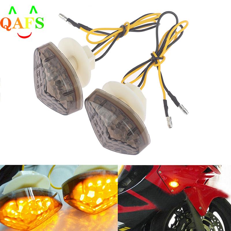 1Pc Honda Cbr 600Rr 1000Rr 2004-2007 05 General Purpose Two-Piece Motorcycle Led Direction Indicator Flasher