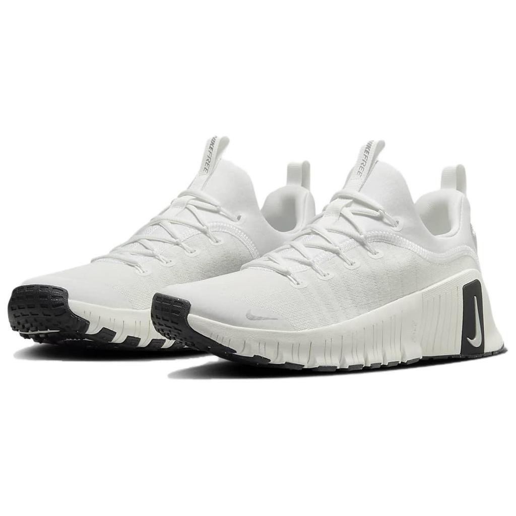 Nike Free Metcon 6 Premium Summit White Black Women Sneakers Sail Metallic-Silver FZ1695-101