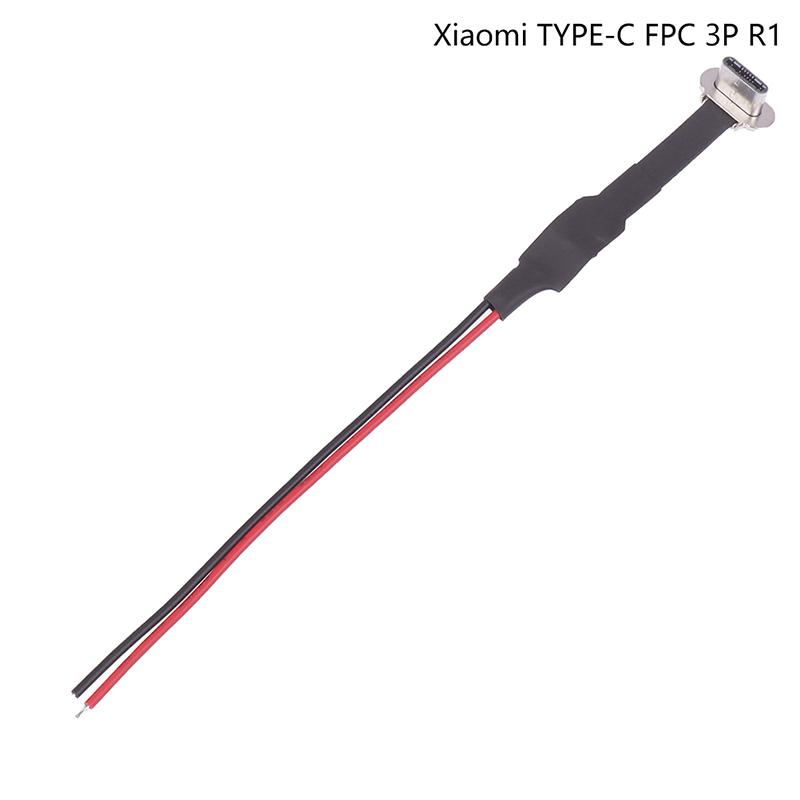 Разъем Type-C Micro USB 'папа' с FPC 2-контактным 3-контактным; Плоский удлинительный провод для быстрой зарядки с резистором R1 для мобильных телефонов