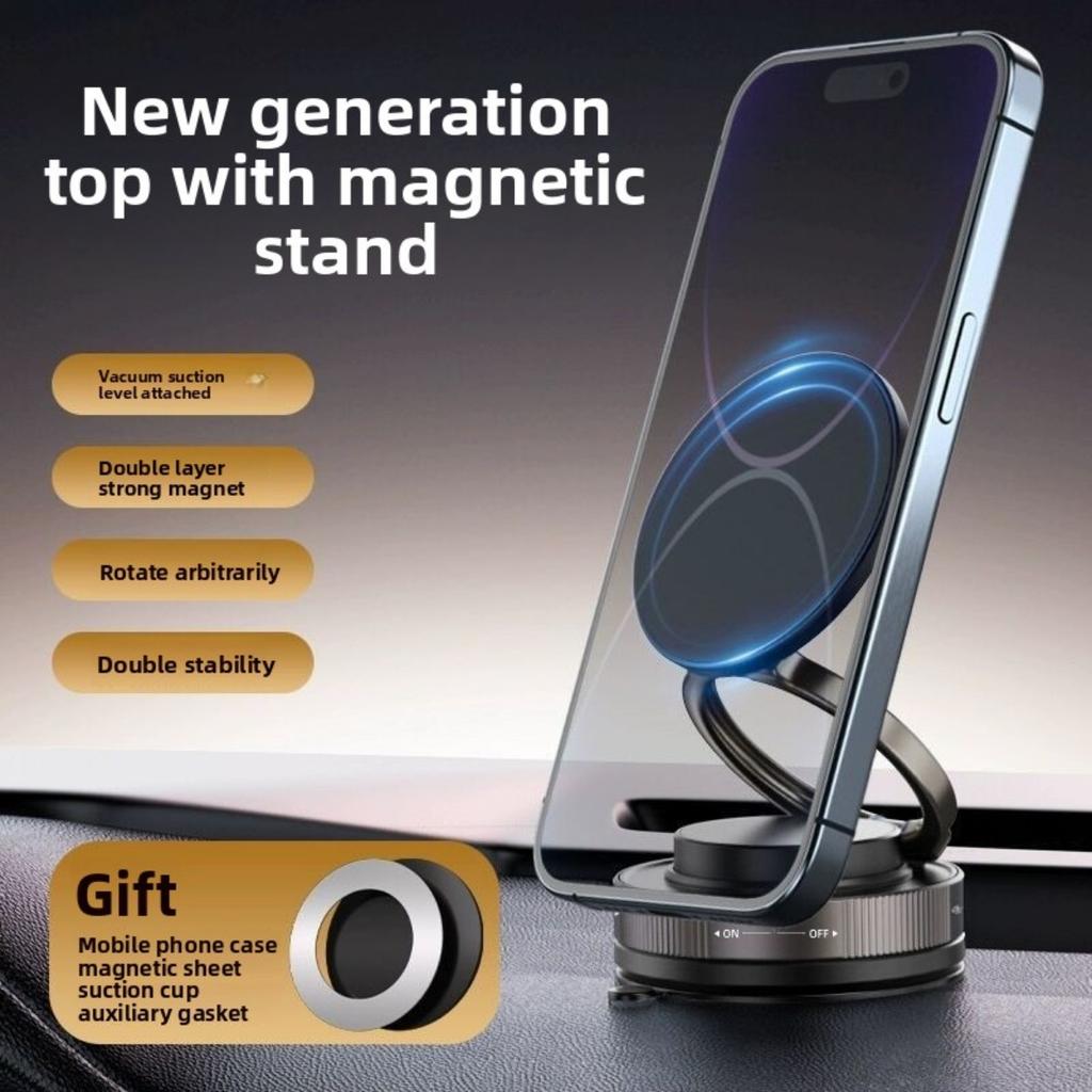 Car Magnetic Phone Holder, Adjustable Rotating Double-sided Suction, Hands-free Phone Holder, Hands-free Driving Accessories | Modern Car Accessories