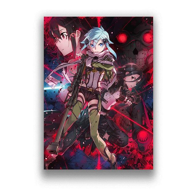 Sword Art Online японское аниме ретро постер домашний декор Cuadro Decorativo