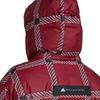 Adidas Полосатая куртка с длинным рукавом из хлопка с логотипом, женская куртка красного цвета HG6903