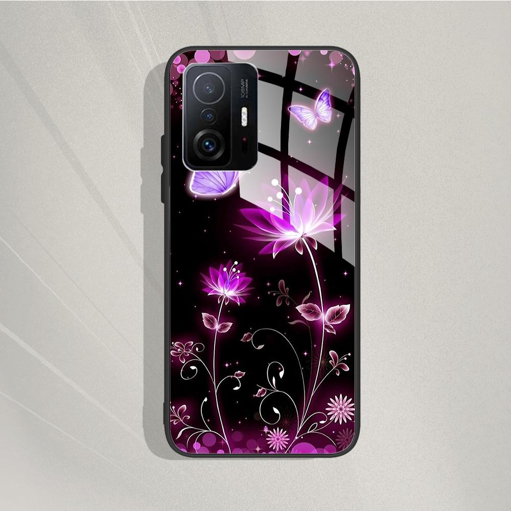 Для Xiaomi 11T Pro 11T Чехол Модный Чехол из Закаленного Стекла Задняя Крышка Fundas Для Xiaomi 11T Pro 11T Чехлы для Телефона 11T Pro 11 T capa