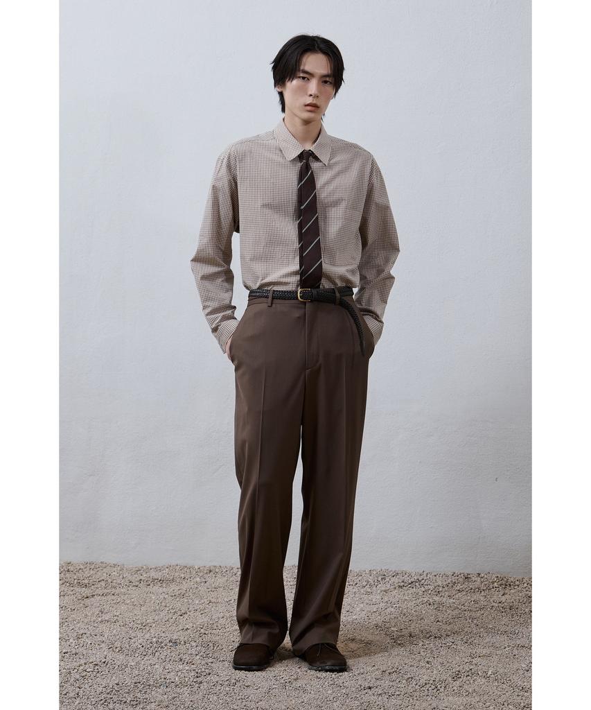 YOUTH Waistline Trousers - Brown