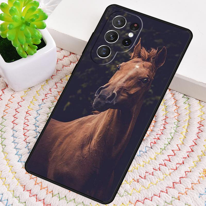 Красивая Лошадь Животное Силиконовый Чехол Для Телефона Для Samsung Galaxy note 10 pro S26 S25 S24 S23 S22 S21 Plus S25Ultra Capa Чехол