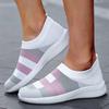 Women Sneakers Fashion Soft Shoes Woman Flat Female Sneakers Slip On Sock Shoes Mesh Fabric Women's Sneaker Zapatos De Mujer