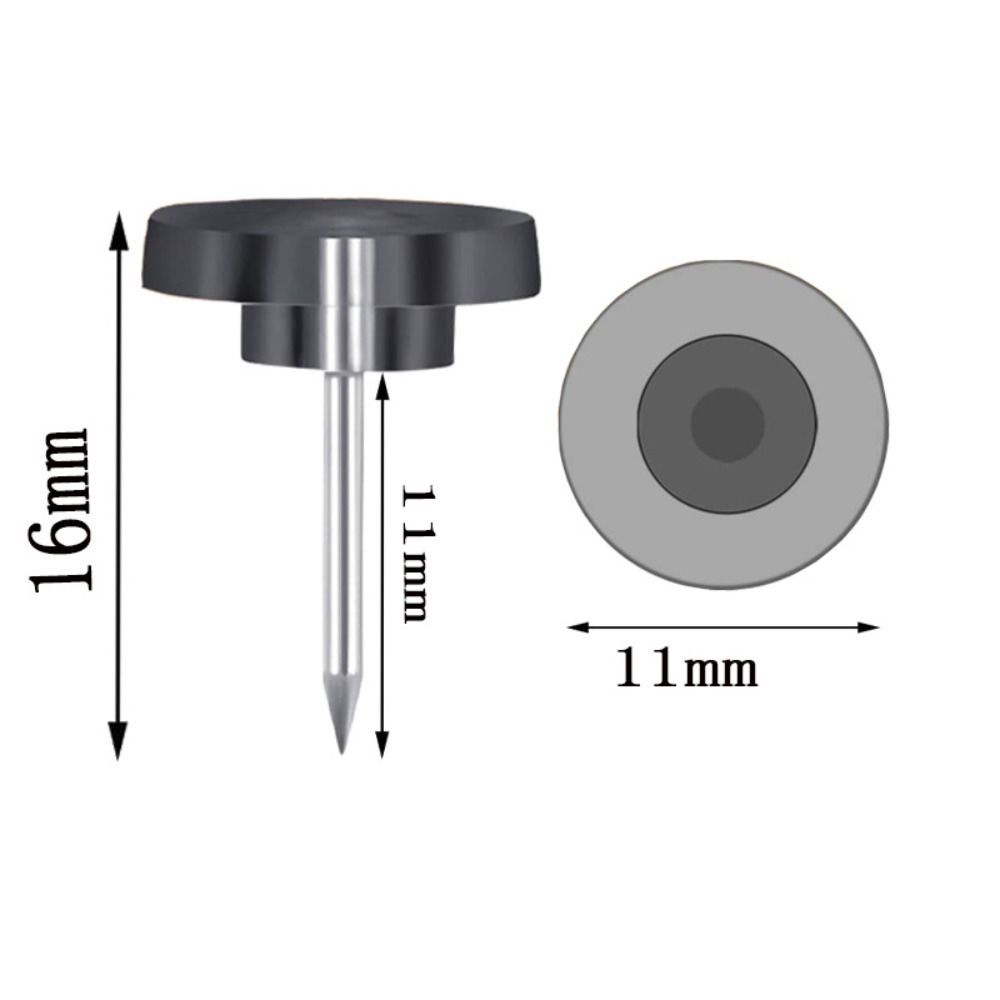 50 шт. Черные I-образные гвозди Металлические Ручные Позиционирующие Иглы Креативные Гвозди с Большой Головкой Офис