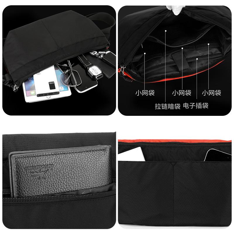 WEPOWER Многофункциональная Сумка через плечо большой вместимости Повседневная Премиум Сумка на плечо Мужская Нагрудная сумка Маленькая Сумка-портфель