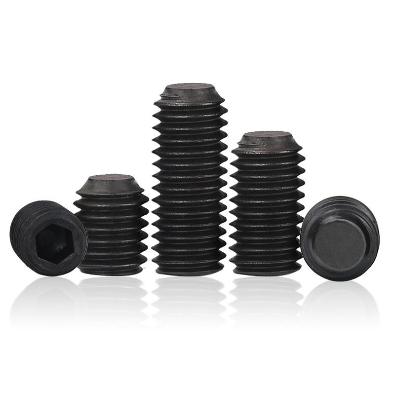 High-Strength Hex Socket Grub Screws: Flat-End, Headless, Sizes M2-M16
