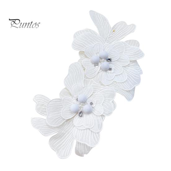 3D Цветочный корсаж Аппликация Стразы Вышивка Свитер Платье Блузка Декор Сделай Сам Шитье Нашивка Одежда Аксессуары Свадебная Вечеринка Одежда Украшения