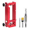 Adjustable Hinge Jig For Door Lock Installation Aluminum Positioning Guide Ensures Accurate Hole Drilling On Cabinets