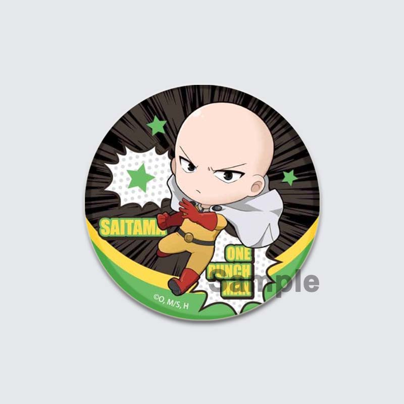 32/44/58 мм Сайтама круглая мультяшная фигурка брошь One Punch Man аниме значки косплей значок нагрудное украшение сумка одежда ювелирные изделия аксессуары подарки