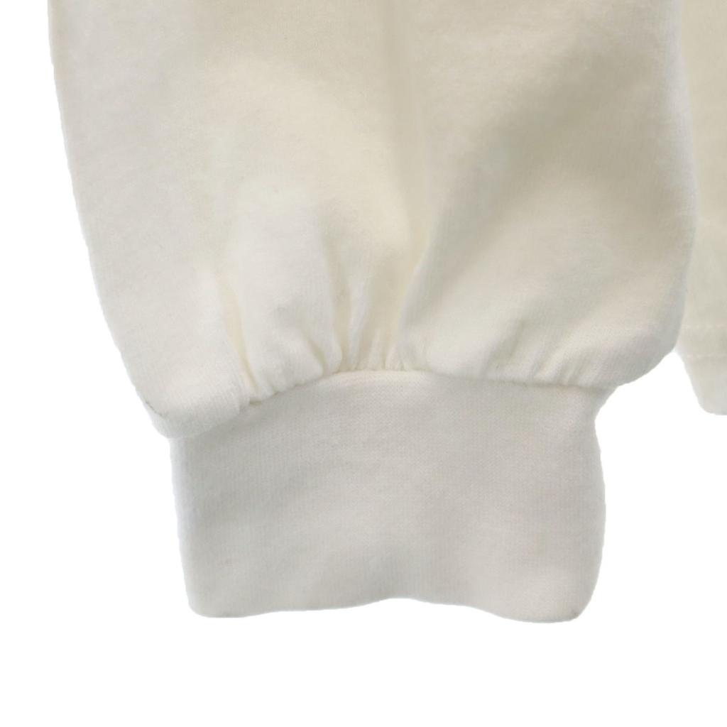 9090 Футболка с принтом на спине с длинным рукавом M белая Ron T Мужская Б/У