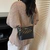 Underarm Bag Women's Spring New Fashion Versatile Diamond Chain Small Square Bag Feeling Shoulder Bag