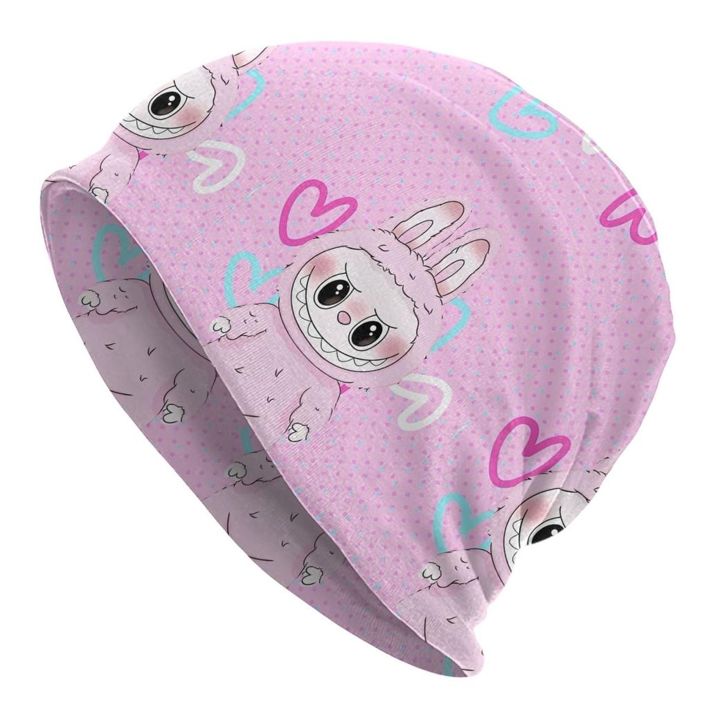 Cute Doll Monsters Bonnet Hats Hip Hop Outdoor Skullies Beanies Hat for Unisex Women Warm Dualuse Cap