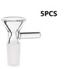 5 ШТ. 14 ММ Мужская Стеклянная Чаша Для Водной Трубки Кальяна Бонга Сменная Головка