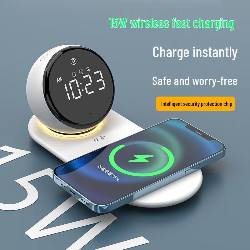 Беспроводная зарядка Часы Bluetooth-колонка A8